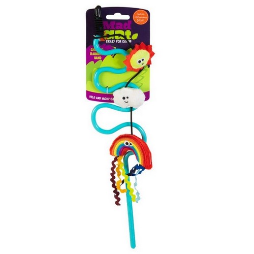 Mad Cat Rainbow Chaser Cat Wand 1 Each ,Small (Case Of 2) by Mad Cat