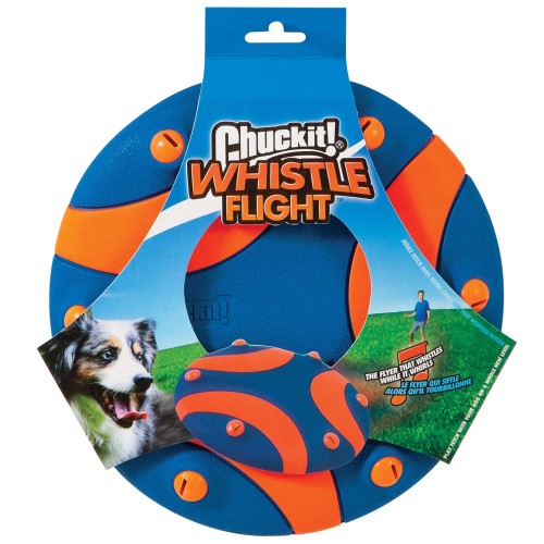 Chuckit Whistle Flight Disc Dog Toy 1 count by Chuckit!