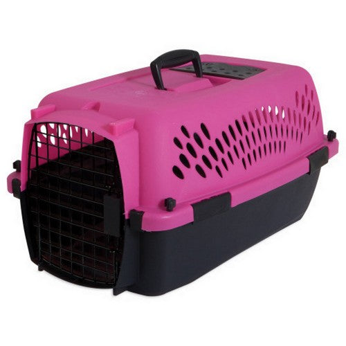 Aspen Pet, Aspen Pet Fashion Pet Porter Kennel Pink and Black, 1 count
