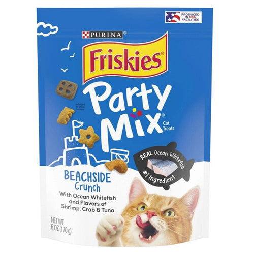 Friskies Party Mix Beachside Crunch Cat Treats 6 oz by Friskies