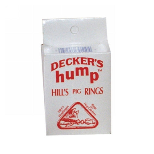 Hump Hill's Rings for Swine Pig 100 Count by Decker
