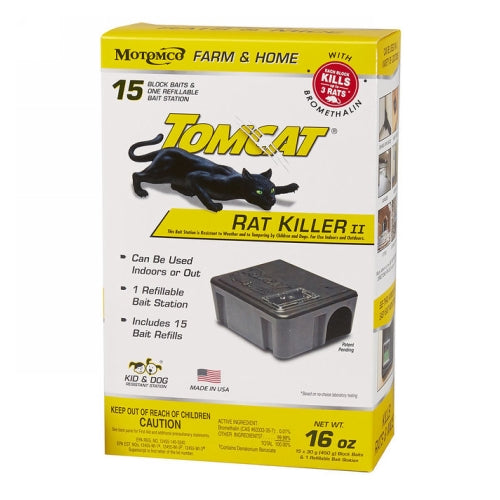 Tomcat, Tomcat Rat Killer II Bait Station, 1 Each