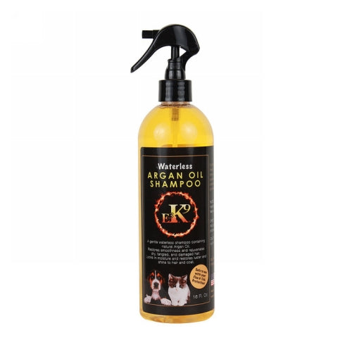 E3 K9 Waterless Argan Oil Shampoo 16 Oz by E3K9 Elite Equine Evolution