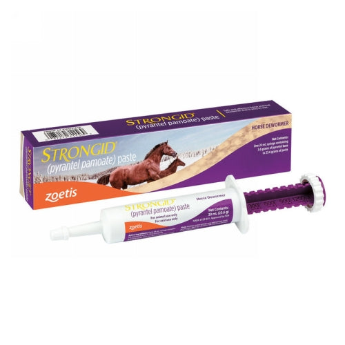 Strongid Paste Horse Dewormer (Pyrantel Pamoate) 23.6 Grams by Zoetis