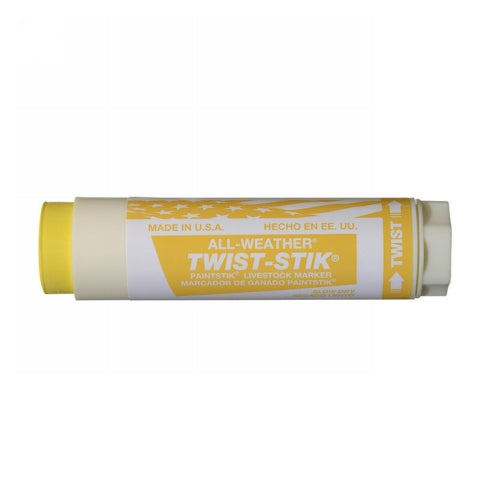 All-Weather Twist-Stik Paintstik Livestock Marker Yellow 1 Each by All-Weather