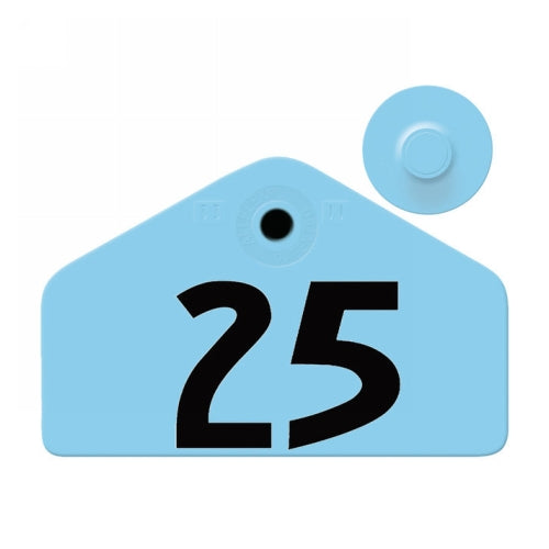 Allflex Global Tamperproof Numbered Hog Tags Blue 1 Count by Allflex