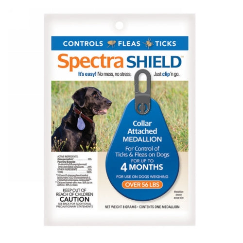 Spectra, Spectra SHIELD Flea and Tick Medallion for Dogs, 1 Each