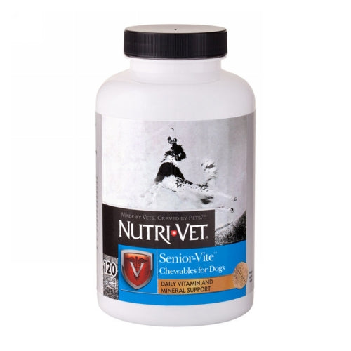 Nutri-Vet Senior-Vite Chewables for Dogs 120 Chews by Nutri-Vet