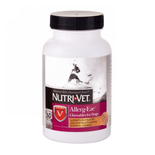 Nutri-Vet Allerg-Eze Chewables for Dogs 60 Soft Chews by Nutri-Vet