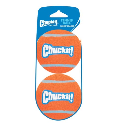 Chuckit! Tennis Ball Dog Toy Large 2 Packets by Chuckit!