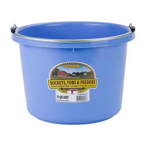 DuraFlex Plastic Pail Berry-blue 1 Count by Duraflex