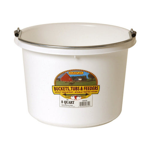 DuraFlex Plastic Pail White 1 Count by Duraflex