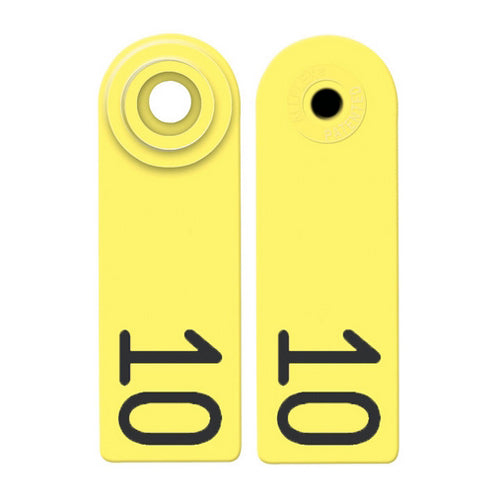 Allflex Global Sheep & Goat Numbered Tags 1-25 Yellow 1 Count by Allflex