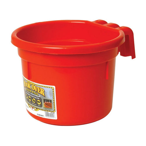 Hook Over 8 Quart Pail Feeder Red 1 Count by Miller Little Giant