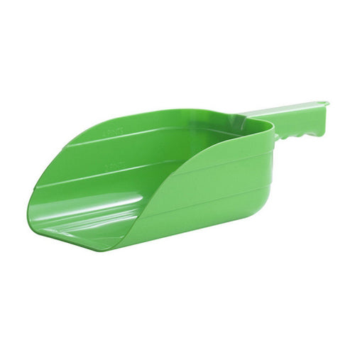 Plastic Feed Scoop Lime 1 Count by Miller Little Giant