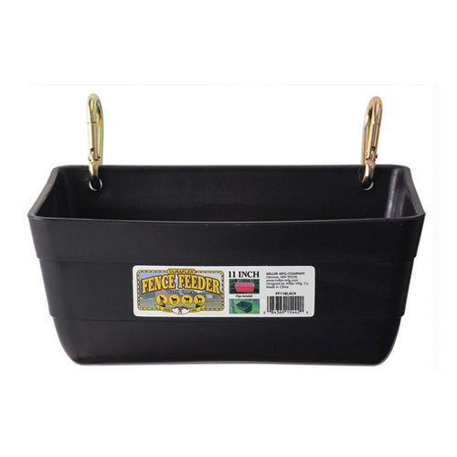 DuraFlex Plastic Fence Feeder Black 1 Count by Duraflex
