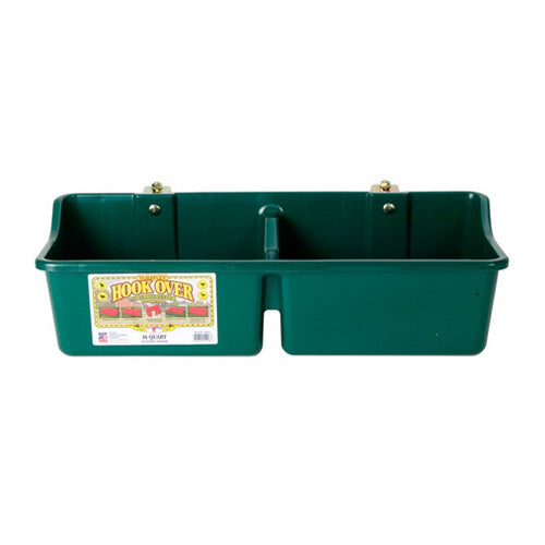 Hook Over Feeder with Divider Green 1 Count by Miller Little Giant