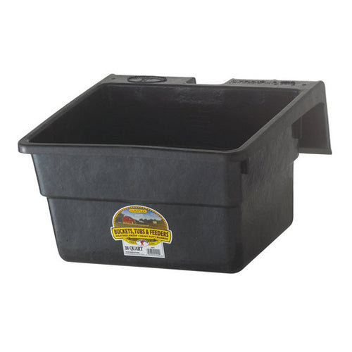 Rubber 18 Quart Hook Over Feeder 1 Count by Miller Little Giant