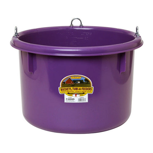 Plastic Roundlon Feeder Purple 1 Count by Miller Little Giant