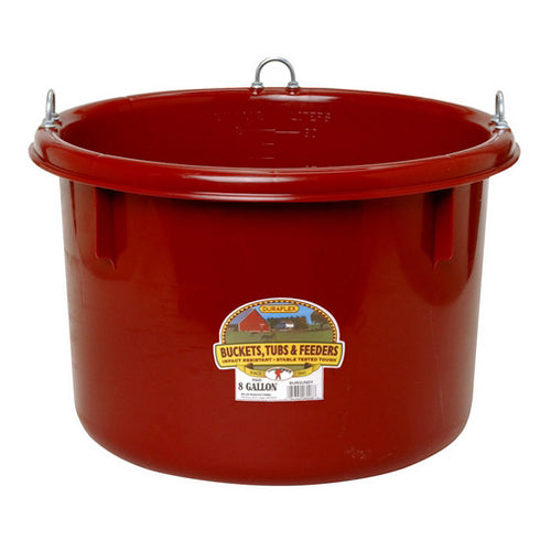 Plastic Roundlon Feeder Burgundy 1 Count by Miller Little Giant
