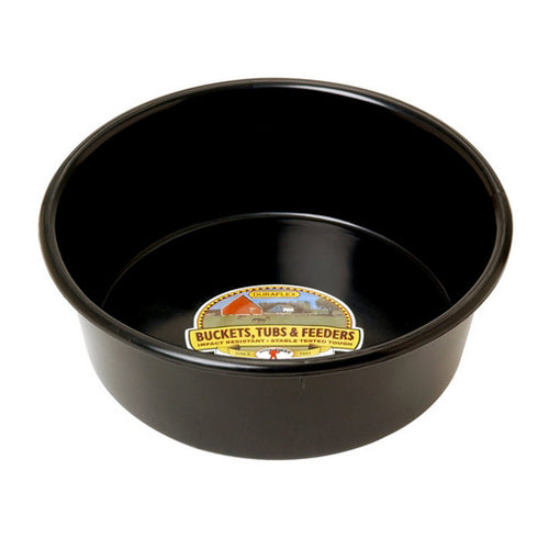 Plastic 5 Quart Utility Pan Black 1 Count by Miller Little Giant