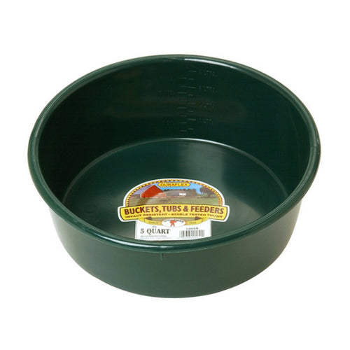 Plastic 5 Quart Utility Pan Green 1 Count by Miller Little Giant