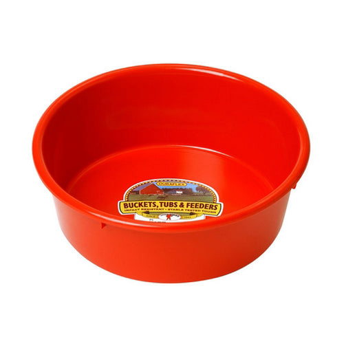 Plastic 5 Quart Utility Pan Red 1 Count by Miller Little Giant