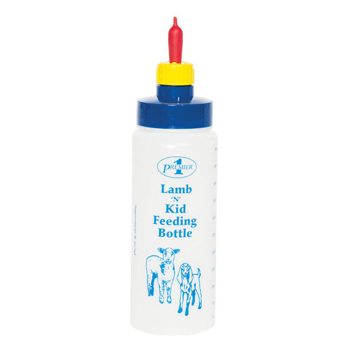Wide Mouth Lamb 'N' Kid Bottle with Pritchard Teat 16 Oz by Premier 1