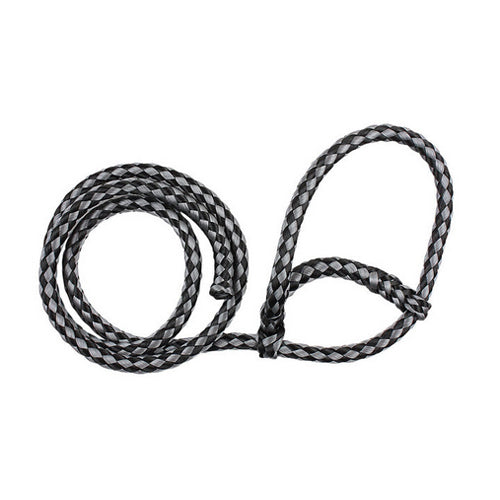 Poly Sheep Soft Braid Halter Black/Gray (Chrome) 1 Count by Sullivan Supply, Inc.