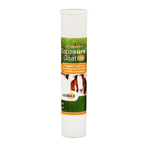 Copasure Goat Copper Supplement Capsules for Adults 12 Count by Animax Veterinary Technology