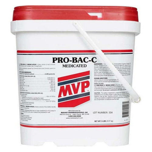 Pro-Bac-C Medicated 5 Lbs by Mvp Med-Vet Pharmaceuticals, Ltd.