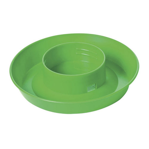 Plastic Screw-On Poultry Waterer Base for Quart Jar Green 1 Count by Miller Little Giant