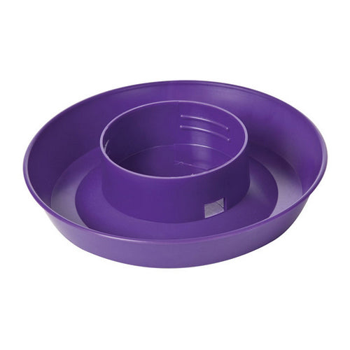 Plastic Screw-On Poultry Waterer Base for Quart Jar Purple 1 Count by Miller Little Giant