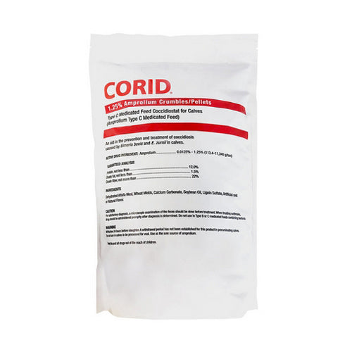 Huvepharma, CORID 1.25% Pellets, 10 Lbs