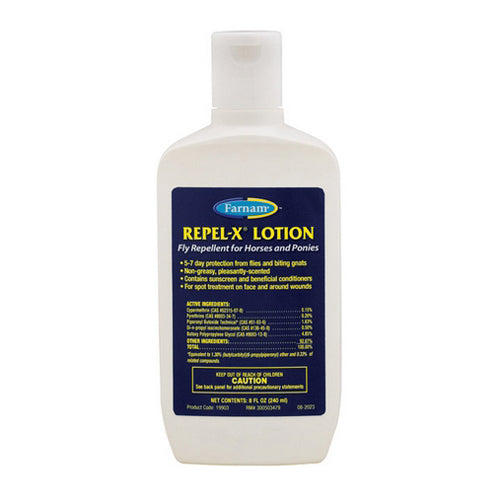 Repel-X Fly Repellent Lotion for Horses 8 Oz by Farnam