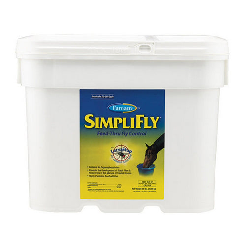 Farnam SimpliFly Feed-Thru Fly Control 50 Lbs by Farnam