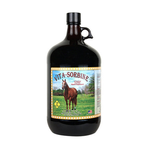 Vita-Sorbine Iron-Rich Vitamin Supplement for Horses 1 Gallon by Cox Veterinary Laboratory, Inc.