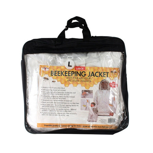 Deluxe Beekeeping Jacket with Domed Veil Large 1 Count by Miller Little Giant