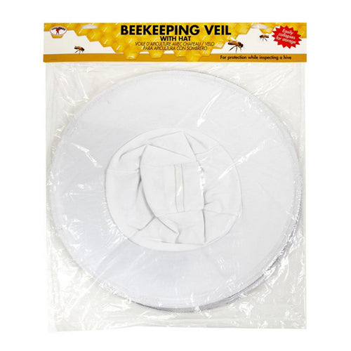 Beekeeping Veil with Built-In Hat 1 Each by Miller Little Giant
