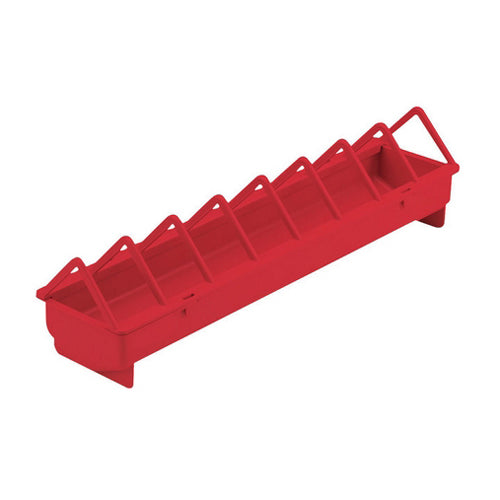Plastic Trough Poultry Feeder Wide Grid 1 Count by Miller Little Giant