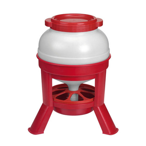 Plastic Dome Poultry Feeder 35 Lbs by Miller Little Giant