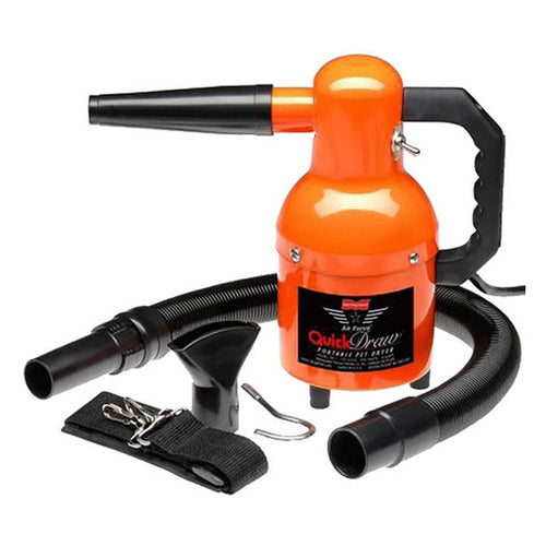 MetroVac Air Force Quick Draw Portable Pet Dryer Standard Orange 1 Count by Metrovac