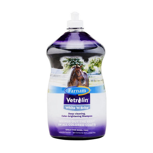 Vetrolin Color-Brightening White 'N Brite Shampoo 32 Oz by Vetrolin