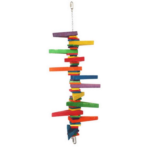 Colored Wooden Blocks & Wedges Medium 18.5" X 3" X 3" 1 Each by A&E Cage Company