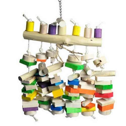 Abacus Abacus Hanging Java Wood Toy 1 Each by A&E Cage Company