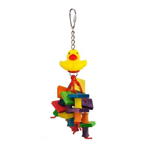 The Rubber Duck Monster Bird Toy 1 Each by A&E Cage Company