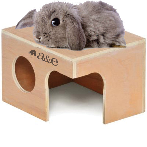 Extra Large Rabbit Hut 14" L X 9 3/4" W X 8 1/4" H 1 Each by A&E Cage Company