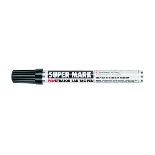 Super Mark Ear Tag Pen Black 1 Count by Destron Fearing
