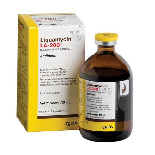 Liquamycin LA-200 Oxytetracycline Injection 100 ML by Zoetis