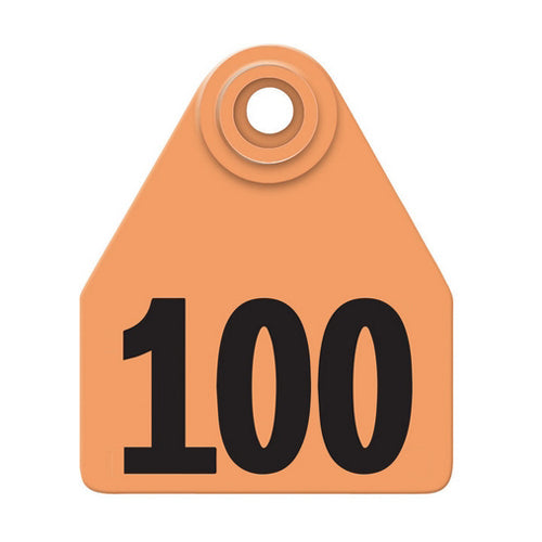 Allflex Global Medium Numbered Tags 76-100 Orange 1 Count by Allflex